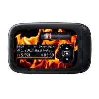 Accu-Chek Insight Sticker - Flames