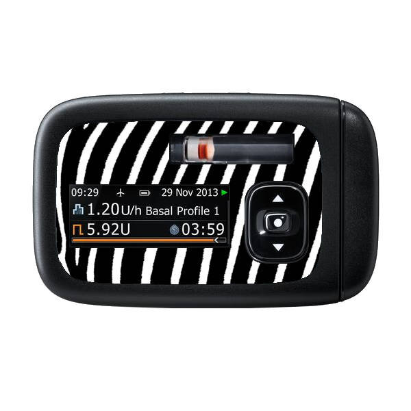 Accu-Chek Insight Sticker - Zebra