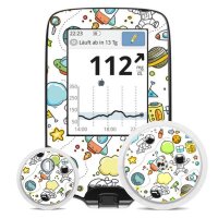 FreeStyle Libre Sticker (Messgerät) - Weltraum