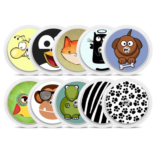 FreeStyle Libre 2 Sticker - 10er Set "Animals"