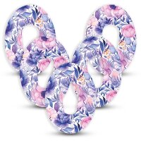 Dexcom G6 Pflaster - Purple Flowers