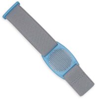 FreeStyle Libre (1 & 2) Fixierband - Halter: Gitter Hellblau (Bandfarbe wählbar)