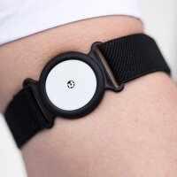 FreeStyle Libre (1 & 2) Fixierband - Halter: Gitter Hellblau (Bandfarbe wählbar)