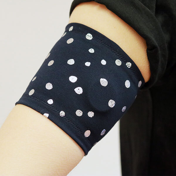 Armloop universell - deep blue and dots