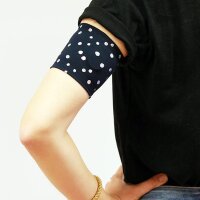 Armloop universell - deep blue and dots
