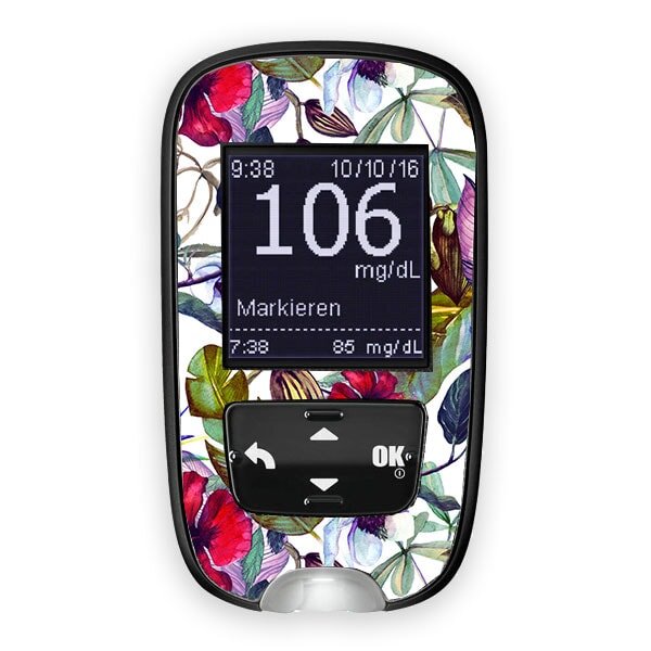 Accu-Chek Guide Sticker - Wild Flowers