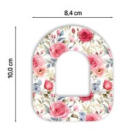 Omnipod Pflaster - Red Roses