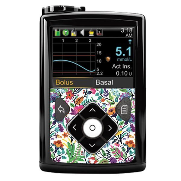 Minimed Sticker (600/700er-Serie) - Happy Flowers