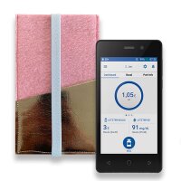 Filztasche XL "Roségold" - verschiedene Farben