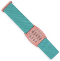 FreeStyle Libre (1 & 2) Fixierband - Halter: Gitter Altrosa (Bandfarbe wählbar)