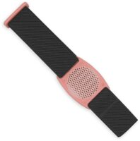 FreeStyle Libre (1 & 2) Fixierband - Halter: Gitter Altrosa (Bandfarbe wählbar)