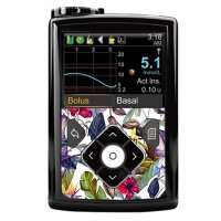 Stickerset für Minimed, Guardian und Accu-Chek Guide - Wild Flowers