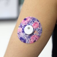 FreeStyle Libre 3 Pflaster - Purple Flowers