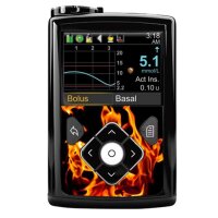 Minimed-Sticker (600/700er-Serie) - Flames