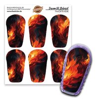 Dexcom G6 Sticker - 6er Set "Fire"