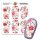 Dexcom G6 Sticker - 6er Set "Red Roses"