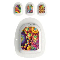 Omnipod Podsticker - Lebe bunt (4er Set)