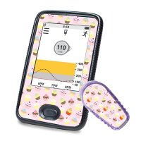 Dexcom G6 Sticker (Receiver + Transmitter) - Cupcakes