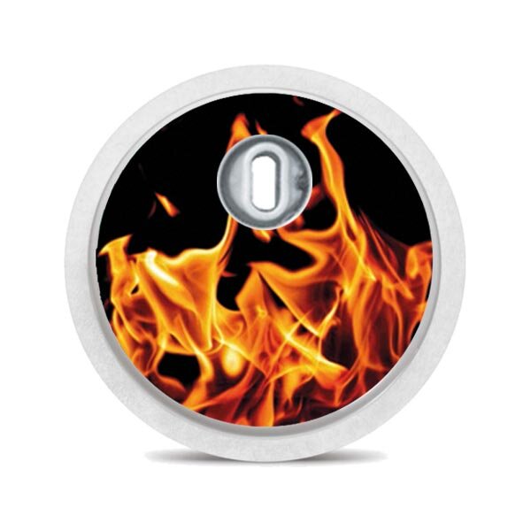 FreeStyle Libre 3 Sticker - Flames