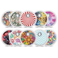 FreeStyle Libre 3 Sticker - 10er Set "Colorful"