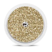 FreeStyle Libre Sticker (Messgerät) - Gold Glitzer