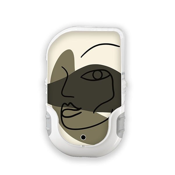 Accu-Chek Solo Sticker - Abstrakt