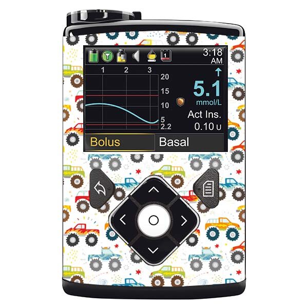 Minimed Sticker inkl. Clip (600/700er-Serie) - Trucks