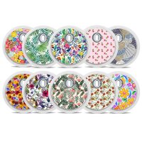 FreeStyle Libre 3 Sticker - 10er Set "Flowers"