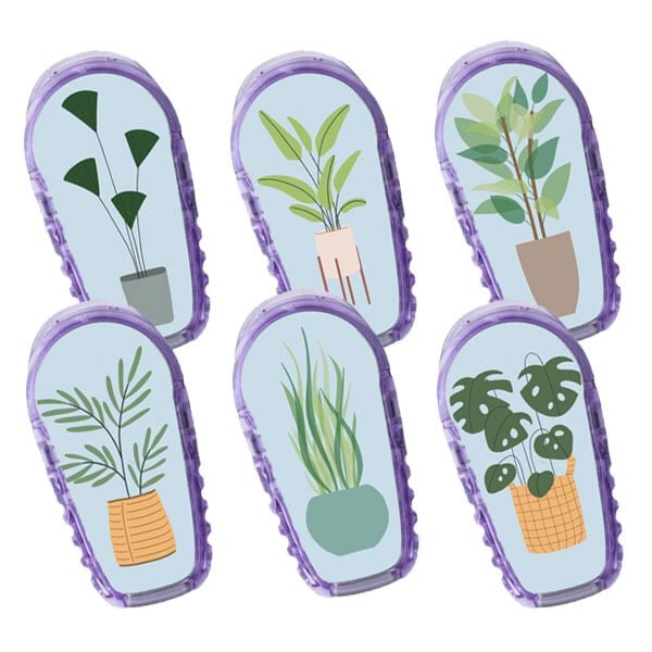 Dexcom G6 Sticker - 6er Set "Pflanzenliebe"