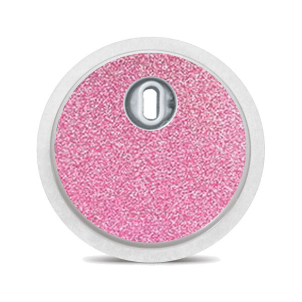 FreeStyle Libre 3 Sticker - Rosa Glitzer