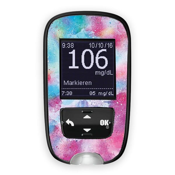 Accu-Chek Guide Sticker - Watercolor