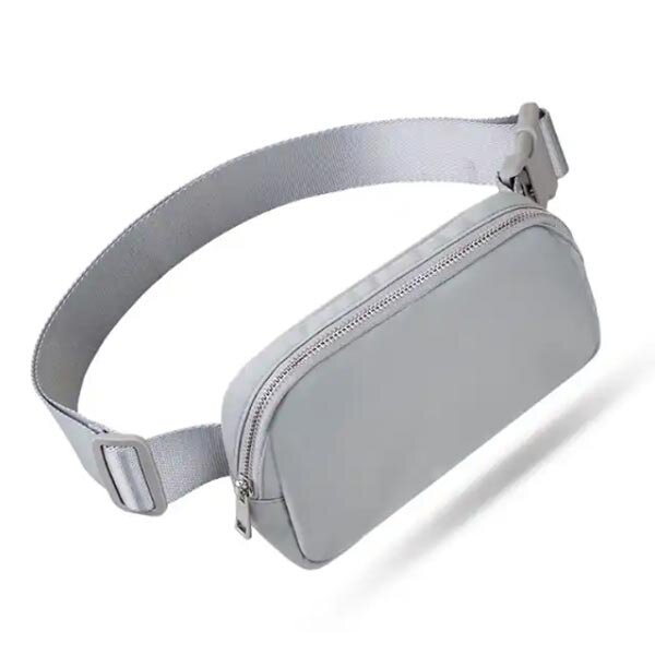 Bauchtasche für Diabeteszubehör (Hellgrau)