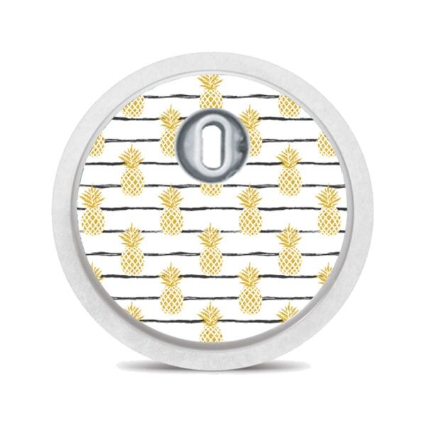 FreeStyle Libre 3 Sticker - Pineapples