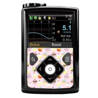 Stickerset für Minimed, Guardian und Contour Next - Cupcakes