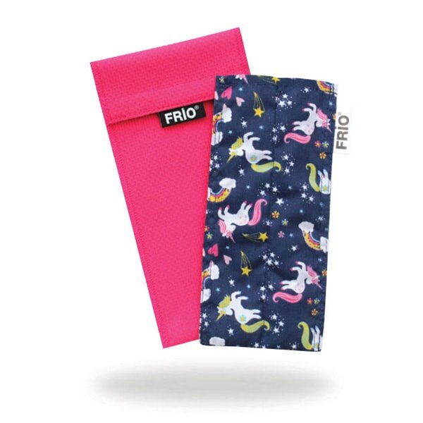 FRÍO Reise-Kühltasche "Doppel" - Pink mit Einhorn