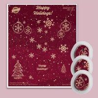 Dexcom G7 Sticker - 9er Set "Happy Holidays"