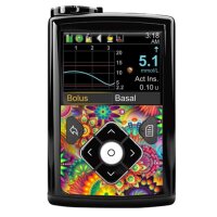 Stickerset für Minimed, Guardian und Accu-Chek Guide - Lebe bunt