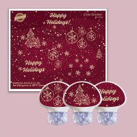 Guardian Sticker - 4er Set "Happy Holidays"