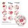 FreeStyle Libre 3 Sticker - 9er Set "Red Roses"