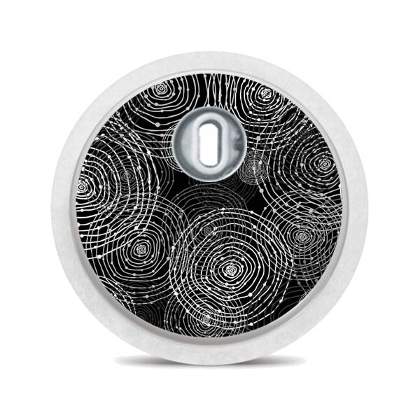 FreeStyle Libre 3 Sticker - Black Circles