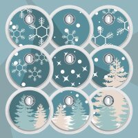 FreeStyle Libre 3 Sticker - 9er Set "Winter...