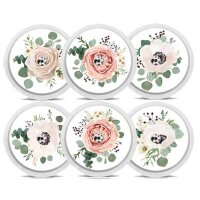 FreeStyle Libre 2 Sticker - 6er Set "Floral"