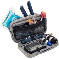 DIABETICS Diabetiker-Tasche (grau bitone) | ELITE BAGS®
