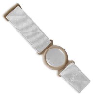 FreeStyle Libre (1 & 2) Fixierband - Halter: Ring Beige (Bandfarbe wählbar)