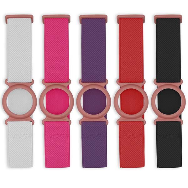 FreeStyle Libre (1 & 2) Fixierband - Halter: Ring Altrosa (Bandfarbe wählbar)