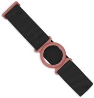 FreeStyle Libre (1 & 2) Fixierband - Halter: Ring Altrosa (Bandfarbe wählbar)