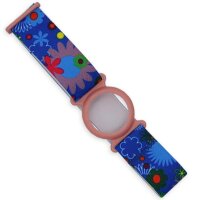 FreeStyle Libre (1 & 2) Fixierband - Halter: Ring Altrosa (Bandfarbe wählbar)