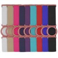 FreeStyle Libre (1 & 2) Fixierband - Halter: Ring Altrosa (Bandfarbe wählbar)