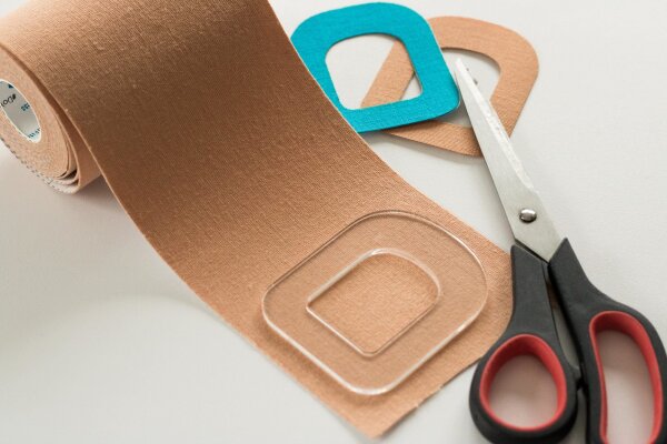 Pflasterschablone für Omnipod