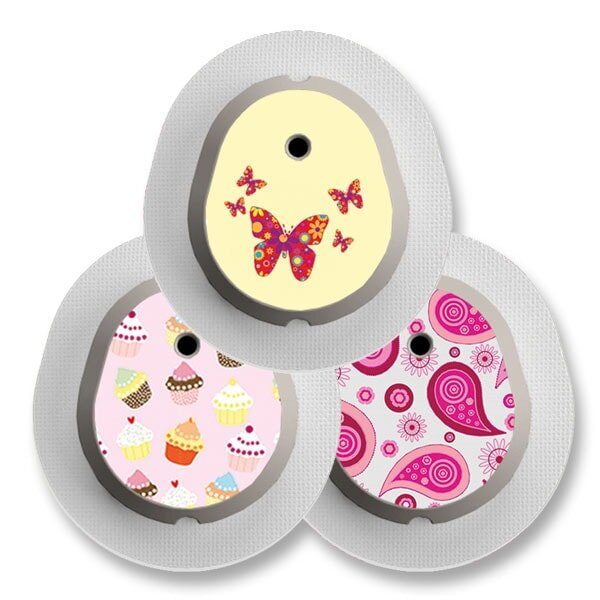 Dexcom G7 Sticker - 3er Set "Happy Pink 2"